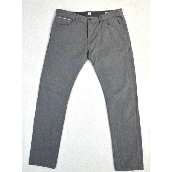 AGAVE DENIM Modern Men's Jeans Selvedge Toyoda Gray Cotton Size 40x36